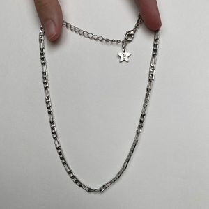 Silver Choker Chain Necklace